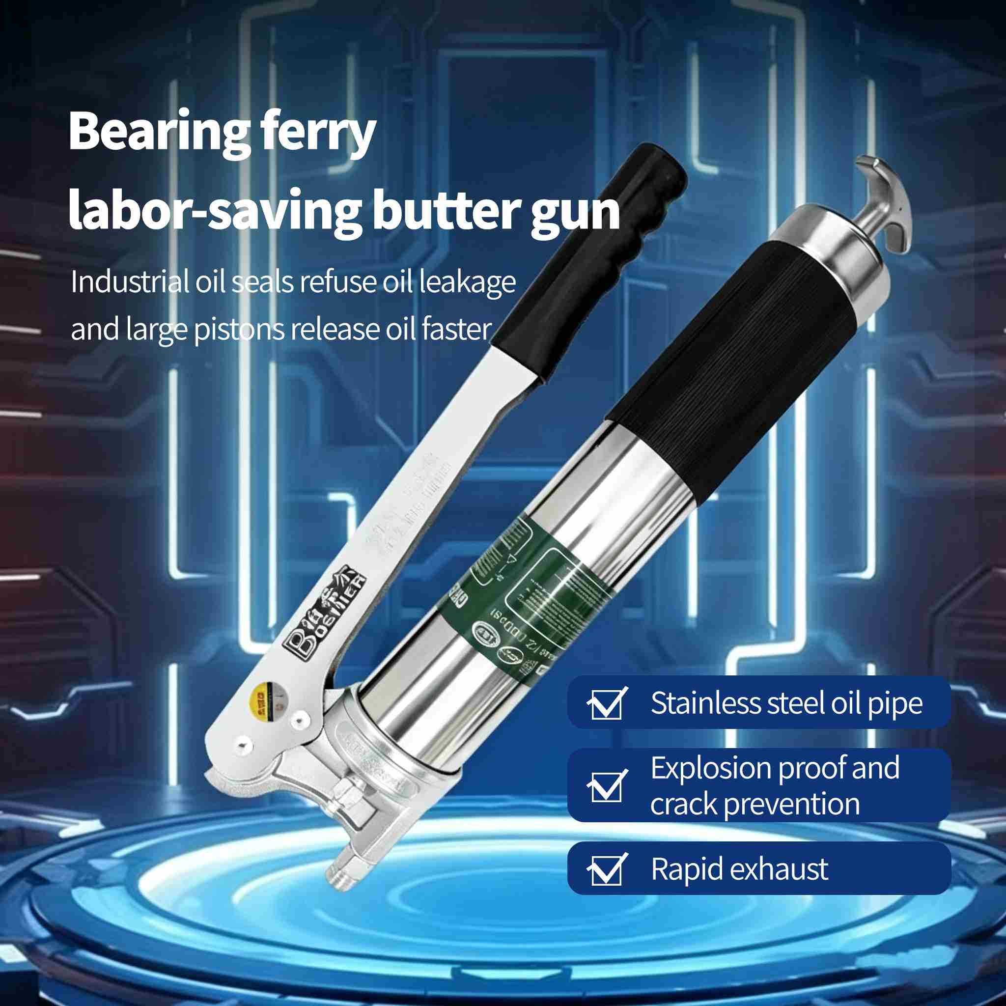 High pressure grease gun